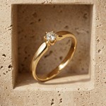 Diamantring forlovelsesring Sofia med 0,15ct W/SI - 120715g