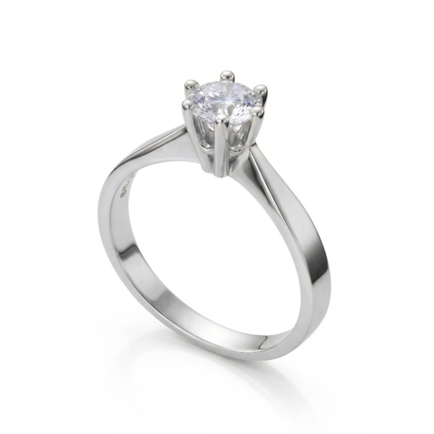 Forlovelsesring Margrete med Lab Grown diamant i 0,40 ct og River (D) -VS1 - LAB1611640RVHV