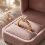 Forlovelsesring Margrete med Oval Lab Grown diamant i 0,40 ct og River (D) -VS1 - LAB1611640RVGU