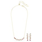 Swarovski smykkesett Constella set Mixed cuts, Multicolored, Gold-tone plated - 5722542