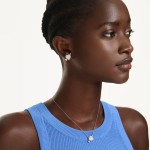 Swarovski smykkesett Idyllia set Mixed cuts, Heart with arrow, White, Rose gold-tone plated - 5745580