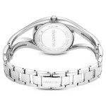 Swarovski klokke Hyperbola bangle watch Swiss Made, Metal bracelet, Blue, Stainless steel - 5715463