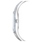 Swarovski klokke Hyperbola bangle watch Swiss Made, Metal bracelet, Blue, Stainless steel - 5715463
