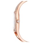 Swarovski klokke Hyperbola bangle watch Swiss Made, Metal bracelet, Rose gold tone, Rose gold-tone finish - 5715465