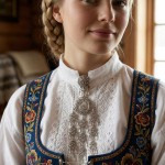 Sølje Gudbrandsdalsknappen, oksidert. Graffer