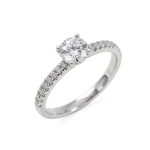 Forlovelsesring med Lab Grown diamant 0,69ct TW-VS - Bur520006