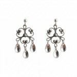 Ørepynt, oksidert. Graffer - 251111