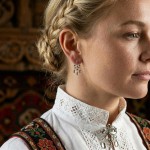 Ørepynt, oksidert. Graffer - 251111