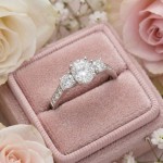 Diamantring Roma i 14kt hvitt gull med 0,81ct TW-Si - 57469