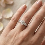 Diamantring Roma i 14kt hvitt gull med 0,81ct TW-Si - 57469