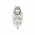 Sølje, oksidert. Graffer