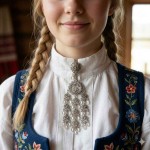 Sølje Gudbrandsdalsknappen, oksidert. Graffer