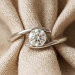 Diamantring forlovelsesring  0,70 ct i 14kt gull. Afrodite - 18015070