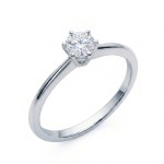 Diamantring forlovelsesring 0,50 ct i 14kt gull. Diona - 18001050