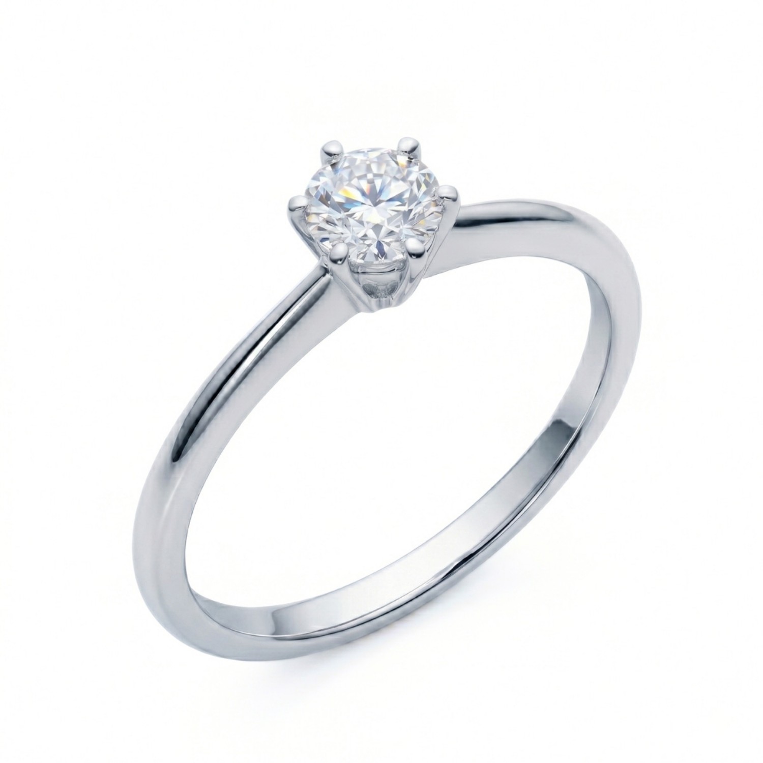 Diamantring forlovelsesring 0,50 ct i 14kt gull. Diona - 18001050