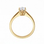 Diamantring forlovelsesring 0,50 ct i 14kt gull. Diona - 18001050