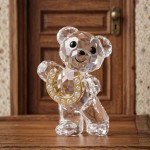 Swarovski figurer. Kris Bear Lucky Horseshoe - 5720459