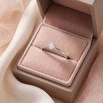 Diamantring forlovelsesring med 0,32 ct TW (G)–Si1 i 14kt gull. Diona - 18001032hv