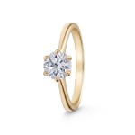 Enstens diamantring Aida med 0,70 ct i 14kt gull. TW-Si. -18016070