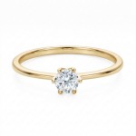 Enstens diamantring Aida med 0,25 ct i 14kt gull. TW-Si. -18016025