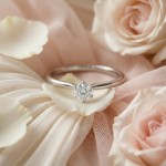 Diamantring forlovelsesring  0,20 ct i 14kt gull. Aida -18016020