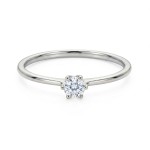 Diamantring forlovelsesring  0,20 ct i 14kt gull. Aida -18016020