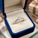 Enstens diamantring Aida med 0,30 ct i 14kt gull. TW-Si. -18016030