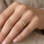 Diamantring Iselin med 5x0,10 ct TW-Si-85050100