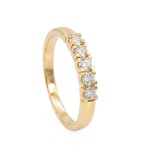 Diamantring Iselin med 5x0,05 ct TW-Si-85050500