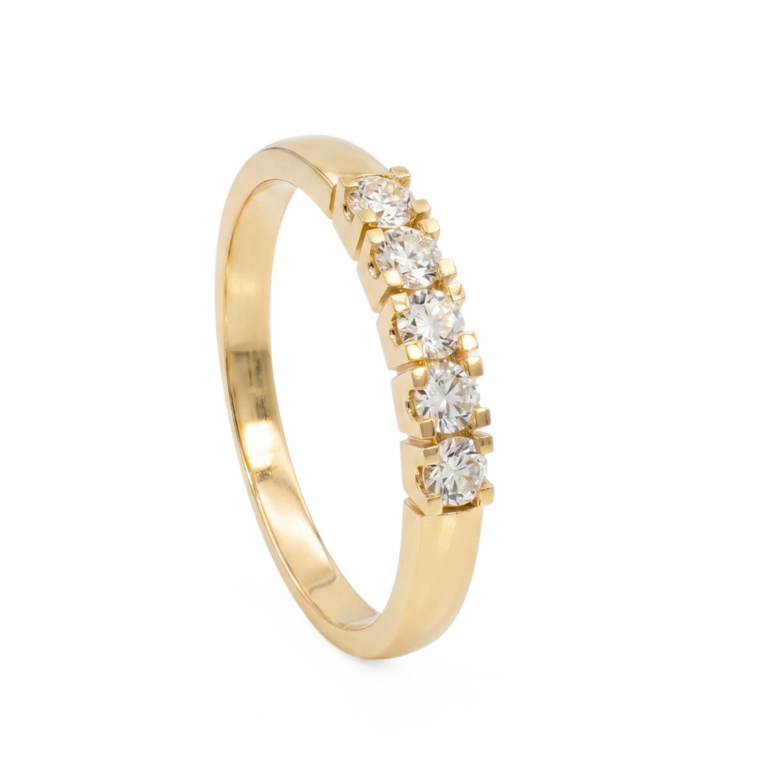 Diamantring Iselin med 5x0,05 ct TW-Si-85050500