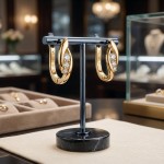 Gulløredobber i 14kt gull med diamanter 0,23ct W-Si - coc3700009