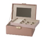 Smykkeskrin, rosa/beige  - 3463848