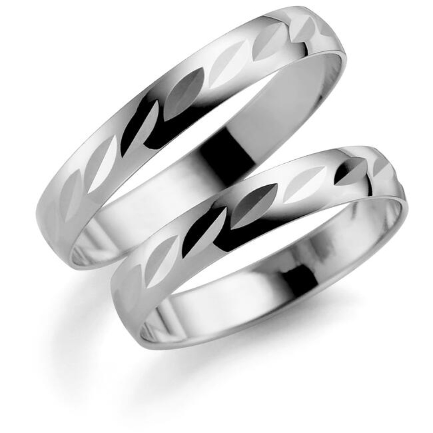 Gifteringer i hvitt gull 14 kt, 3.5 mm. ESPELAND - SE129HV35