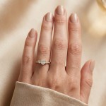 Diamantring Roma i 14kt gult gull med 0,81ct TW-S - 57468